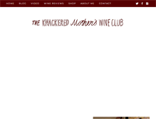 Tablet Screenshot of knackeredmotherswineclub.com